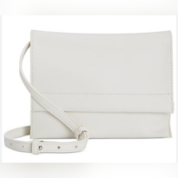 Gianni Bernini Handbags - Gianni Bernini White Leather Crossbody Bag. Napa Collection